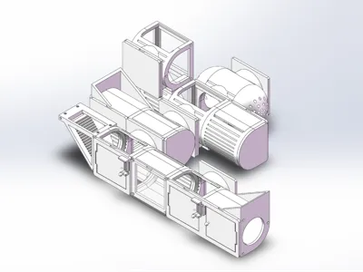 Modular Hamster Peekable Hideout (Magnetic Expandable)