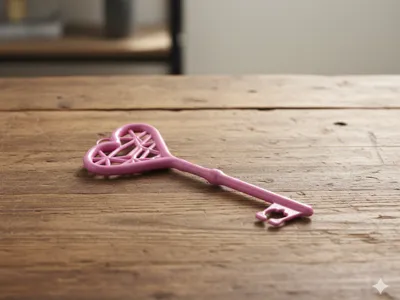 Heart Skeleton Key