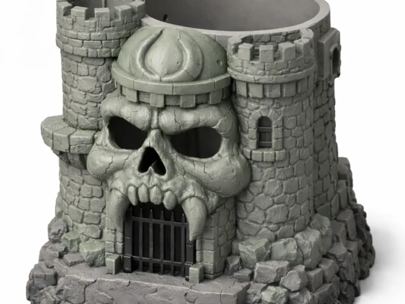 Castle Greyskull Popcorn Bucket LC365 Edit