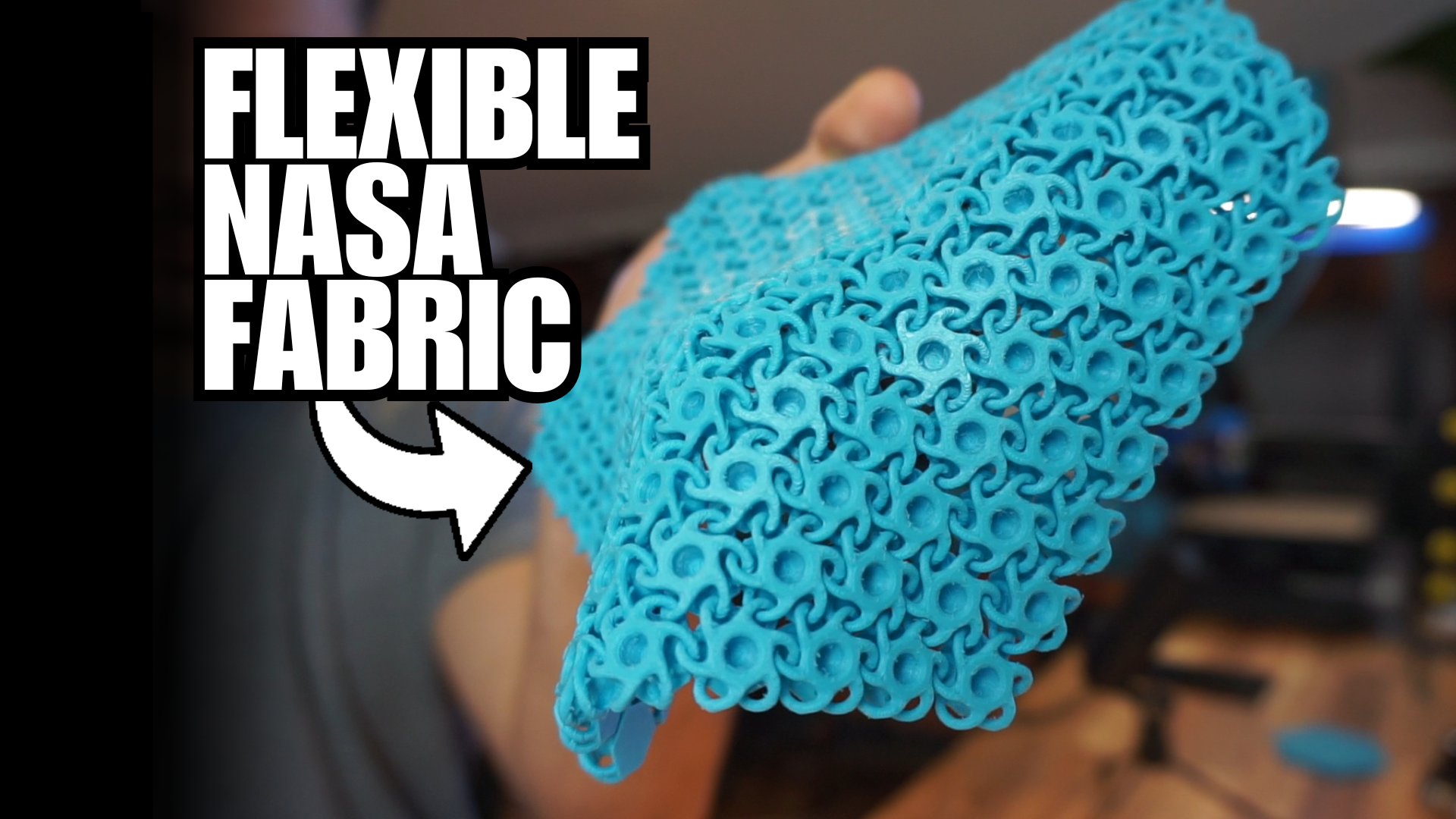 NASA-Style Hexagonal Flexible Mesh/Fabric (Reinforced) l Full design process included (Fusion 360)