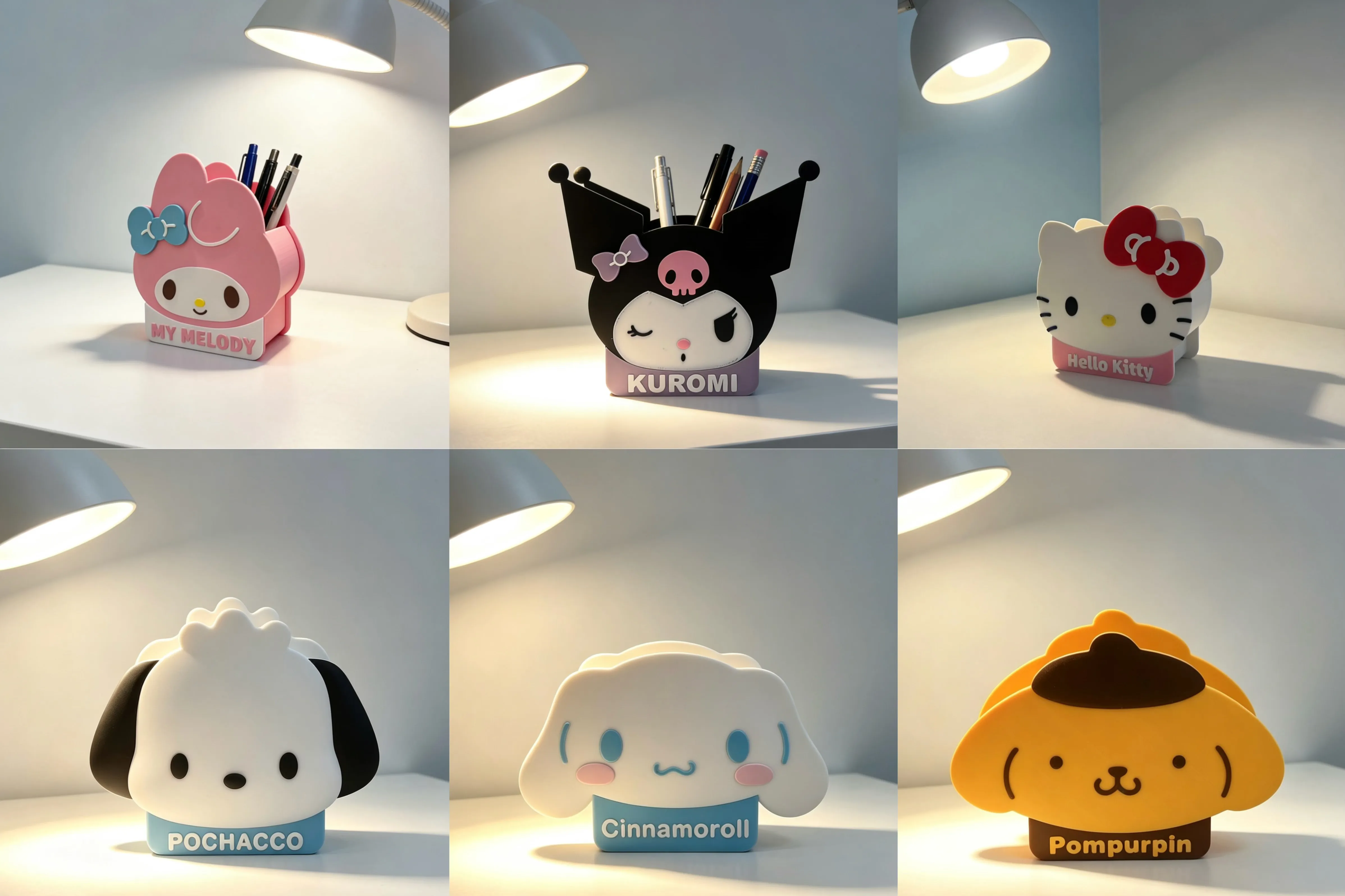Sanrio Hello Kitty Pen Holder - Free 3D Print Model - MakerWorld