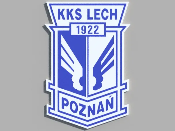 Lech Sign original Lech Poznań logo - Free 3D Print Model - MakerWorld