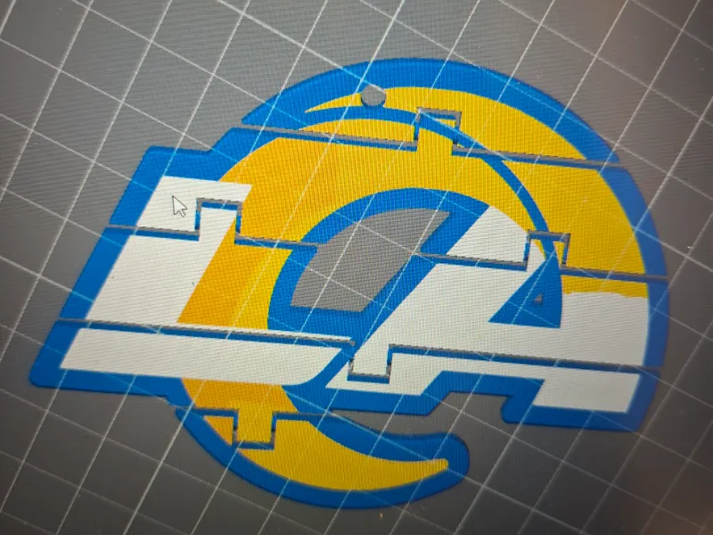 Los Angeles Rams Flexi Fidget Schlüsselanhänger