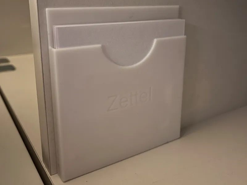 Box für kleine Zettel (90mmx90mm)