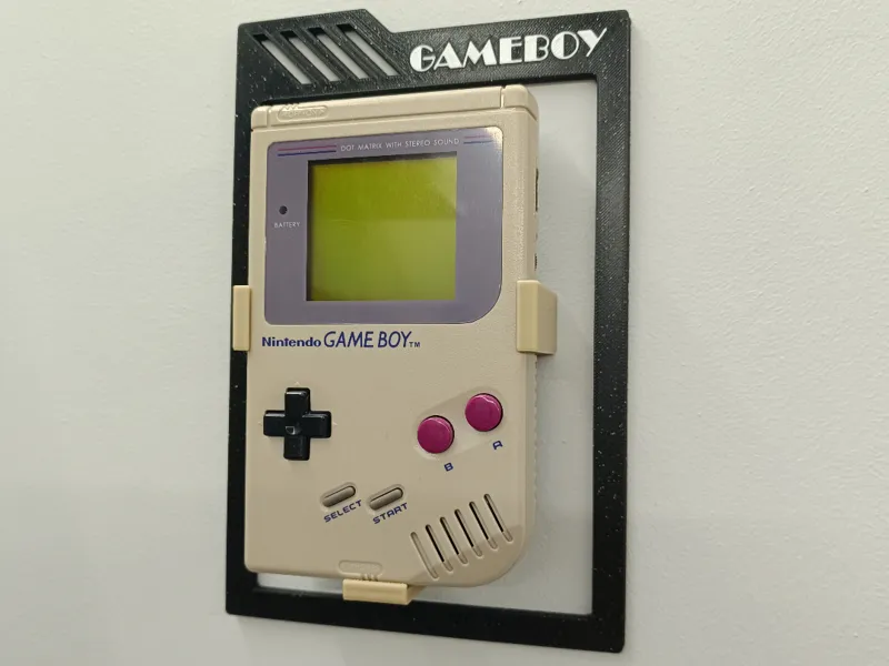 Support + cadre mural GameBoy