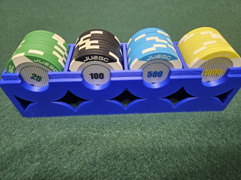 Tabletop Chips Rack for 40 chips - Free 3D Print Model - MakerWorld