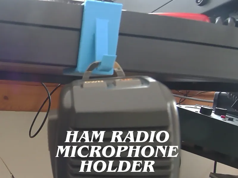 SEDETA L Shaped Desk Ham Radio Microphone Holder