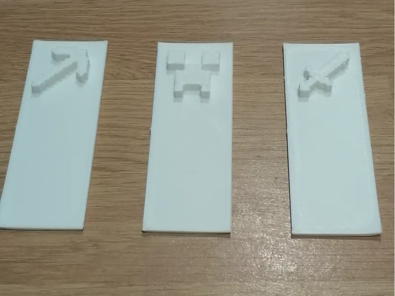 Minecraft Themed Bookmark Selection
