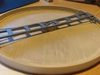 H0e / H0m / 009 / N scale turntable 100% printable