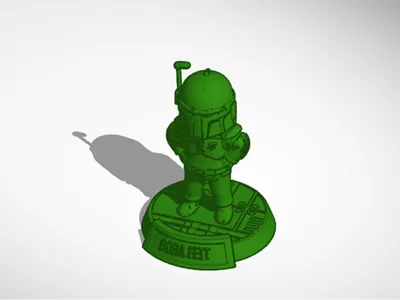 Boba Fett Chibi Statue