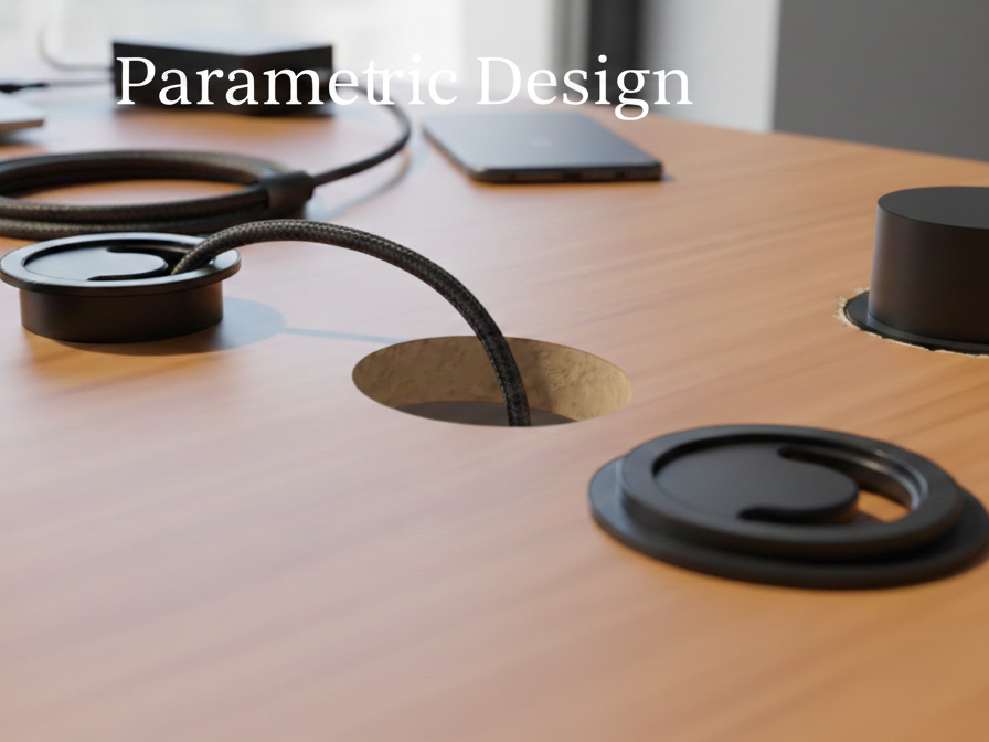 Ultimate Parametric Desk Cable Grommet