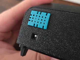 LCD 1602 enclosure (holes for DHT11 and bmp280)