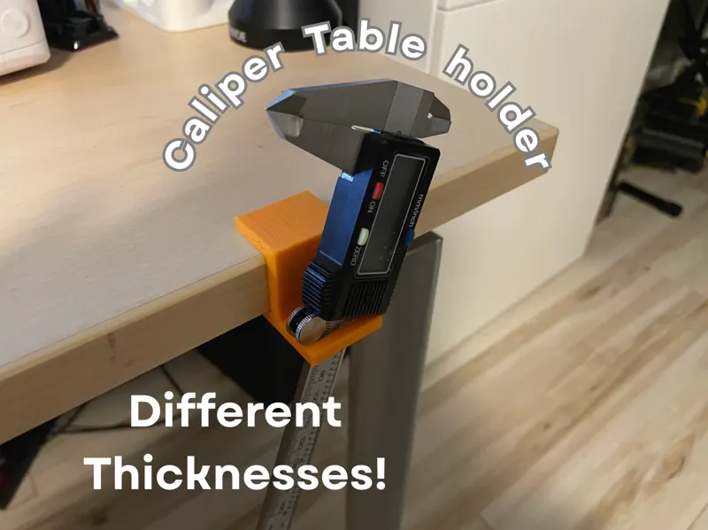 Caliper table Holder for Desk or Workbench