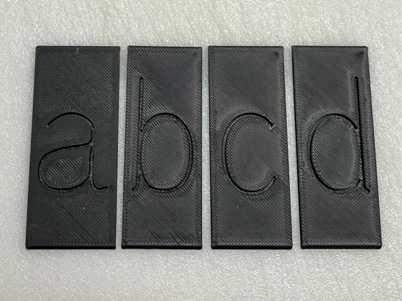 New Hermes Engraver Font #35-019 – Lower Case a-d