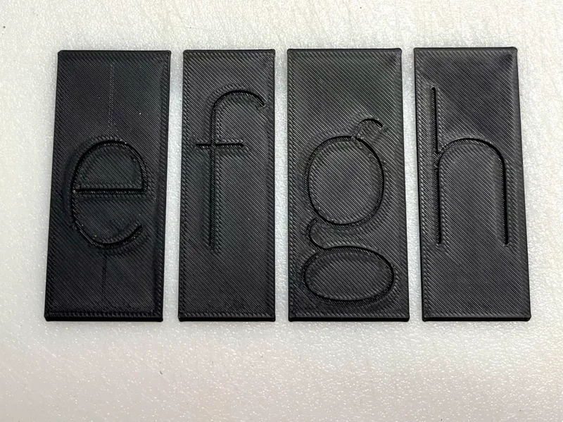 New Hermes Engraver Font #35-019 – Lower Case e-h