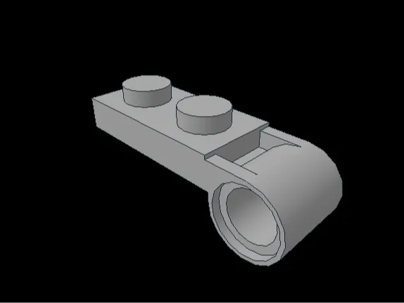 Compatible 3172.dat - 1 x 2 with Pin Hole on End