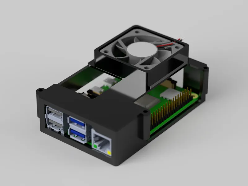 Raspberry Pi Case 40 mm Fan