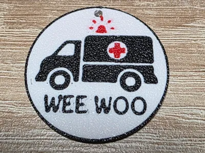 Ambulance keychain WeeWoo