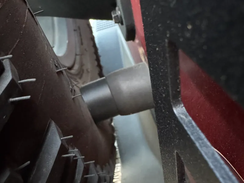 Bronco spare tire bump stop extended 