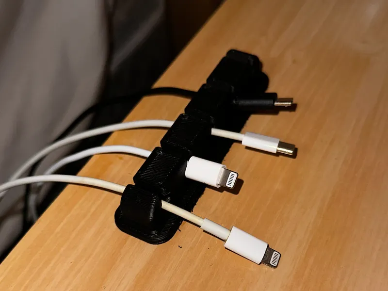 Cable organizer for desk