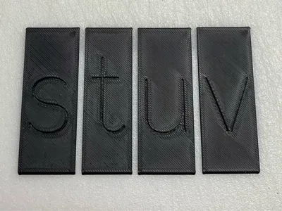 New Hermes Engraver Font #35-019 – Lower Case s-v