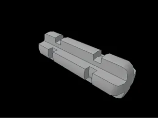 32062 - Technic, Axle 2 Notched