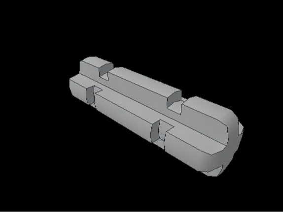 32062 - Technic, Axle 2 Notched