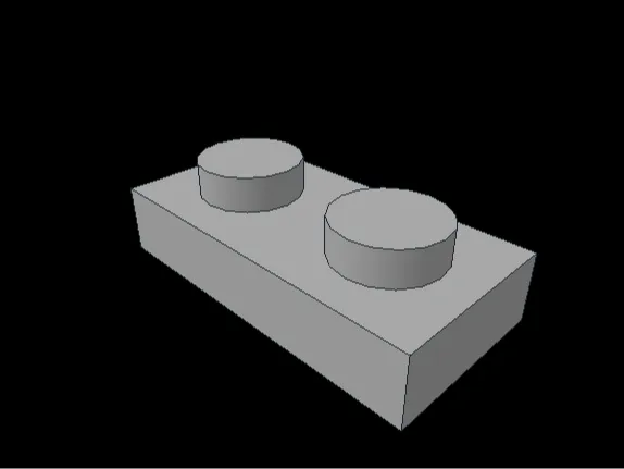 3023 - Plate 1 x 2