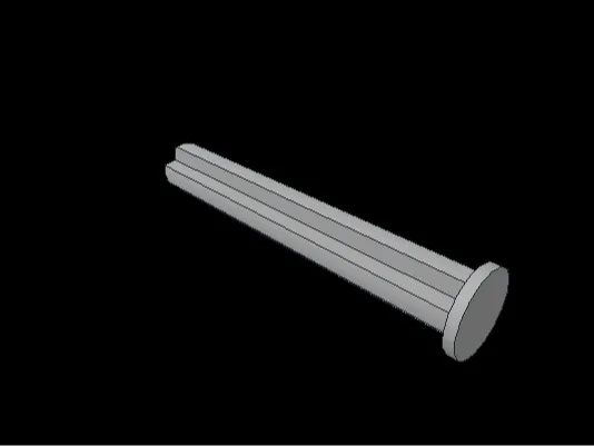 87083 - Technic, Axle 4 with Stop