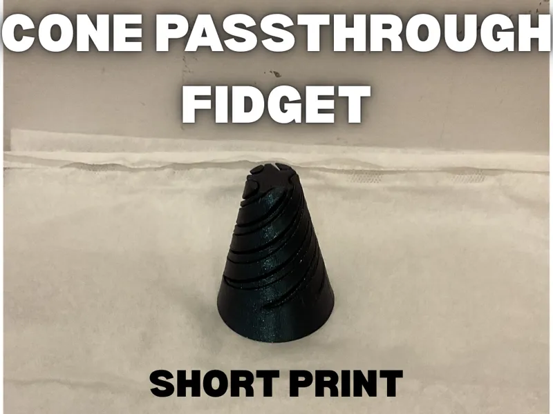 Satisfying Cone Passthrough Fidget