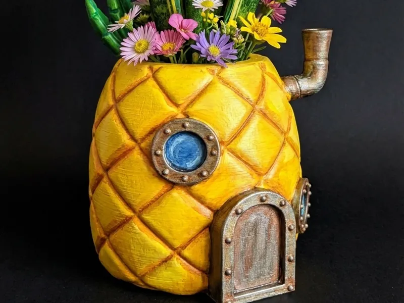 Tropical Pineapple House Planter | Underwater Pot