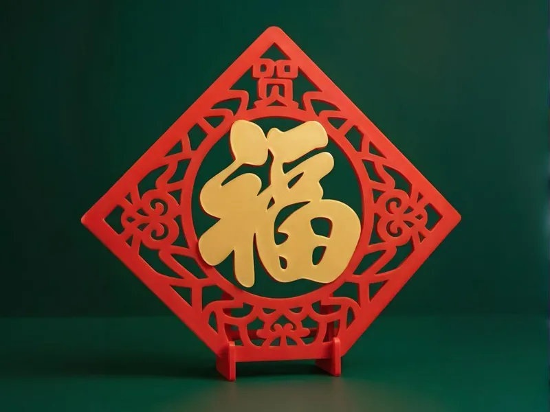年味满满 新年“福”摆台（无AMS无支撑）