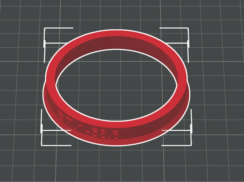 Hub centric ring 67,1 - 58,6