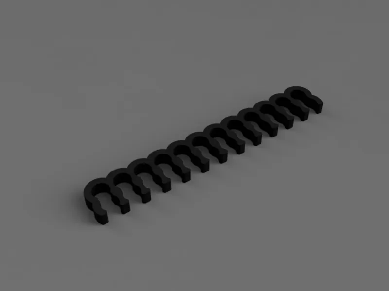 PC Cable Combs Open Parametric Model