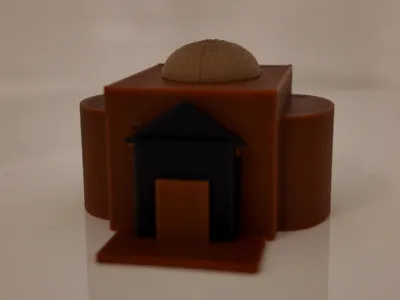 historical miniature building