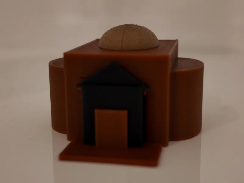 historical miniature building