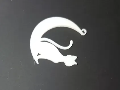 moon as earring