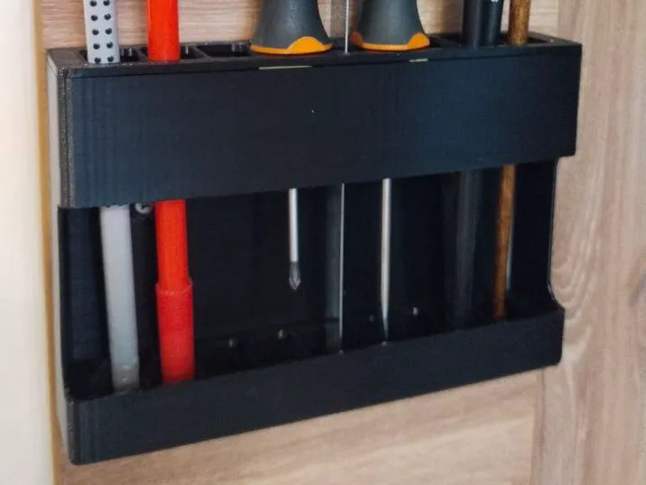 Wall-Mounted Workshop Organizer for Pens