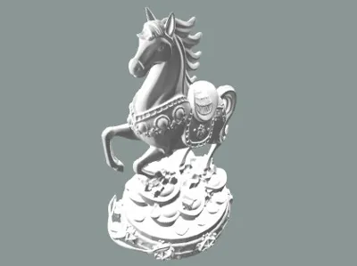 Lucky charm, Lucky Horse Sculpture