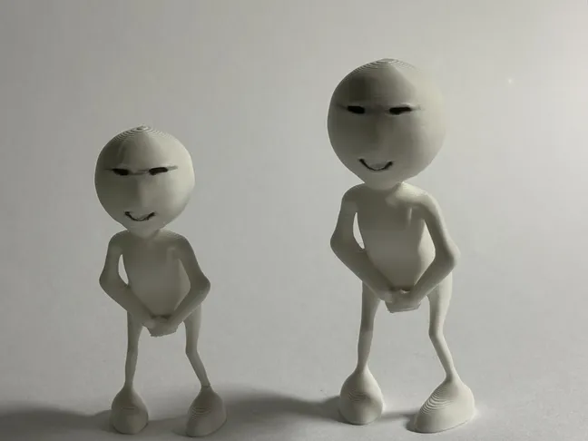 抽象表情包小人模型