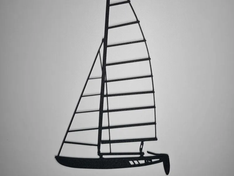 Hobie 16 silhouette wall art