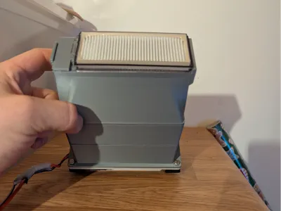Air filter for 3D Printer build chamber