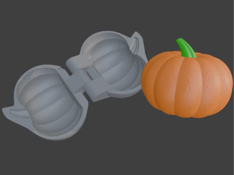 Pumpkin Play-Doh Mold