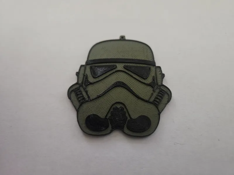 Stormtrooper Helmet Keychain Toy