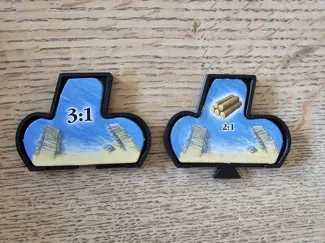 Catan harbours for hexagon tiles