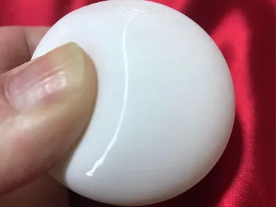 TPU hollow ball pit balls, no supports, no deformation, no warping, low Z-seam, perfect printing at 0-10°C room temperature