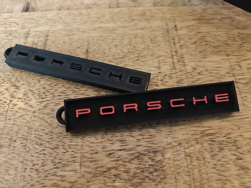 Porsche key chain