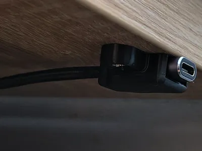 Under desk USB-C extension mount