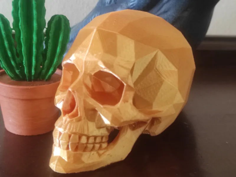 Low-Poly Pauly | Funky Desktop Skull