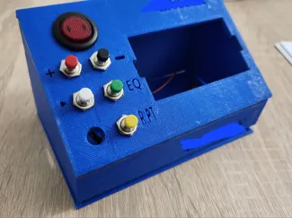 CAJA + VENTANA PARA  PULSADORES BOX